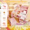 Princess Kids Vanity Desk Set with Chair and 3-Color LED Mirror